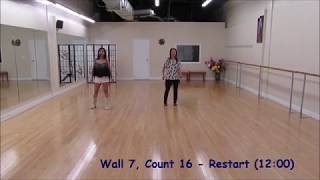 Those Were The Nights - Line Dance (dance &amp; walk through)