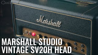 Video thumbnail for Marshall Studio Vintage SV20H Head Demo & Review | Guitar.com by Guitar