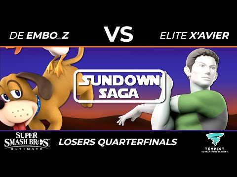 DE | embo_z (Duck Hunt) vs X'avier (Wii Fit) - Ultimate Losers Quarterfinals - Sundown Saga 2024