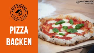 Pizza aus dem Ramster Holzbackofen - Echte Holzofenpizza!