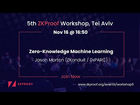 Zero-Knowledge Machine Learning - Jason Morton (ZKonduit / 0xPARC).