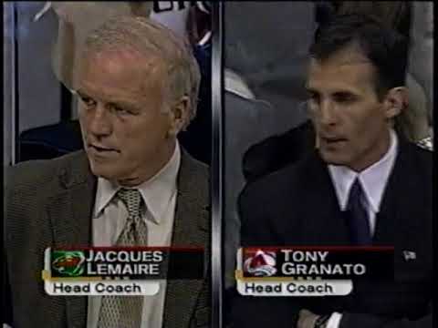 Minnesota Wild @ Colorado Avalanche (Game 7) - April 22, 2003 - Patrick Roy, Andrew Brunette