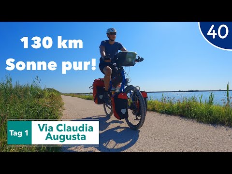 130 km Sonne pur! | Via Claudia Augusta Tag 1 | #40 von 51 | 12-Wochen-Radreise