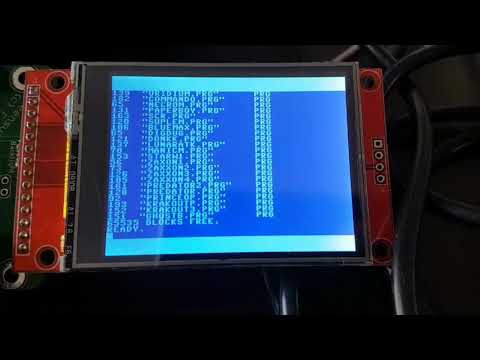 Teensy64 C64 emulator - loading a game