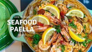 Spanish Paella with Chorizo and Seafood | Le Creuset Casserole