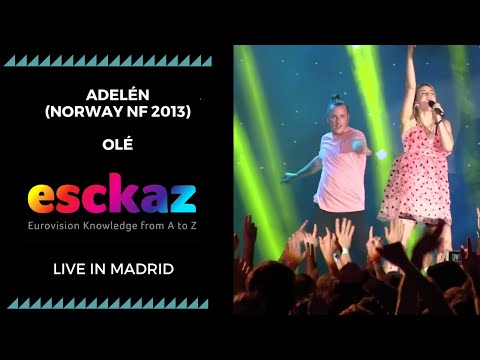ESCKAZ in Madrid: Adelén (Norway NF 2013) - Olé (at Welcome PrePartyES 2019)