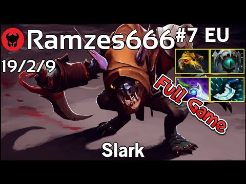 Ramzes666 plays Slark!!! Dota 2 Full Game 7.22