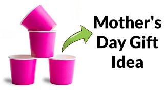 How to make mother's Day gift from paper cup | Best out of waste | Mother's Day gift idea #shorts