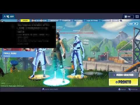 Jogando FORTNite taça das favelas