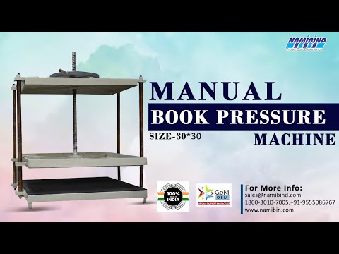 Book Press Machine
