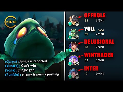 How to carry 3 LOSING LANES? - Secret to Jungle
