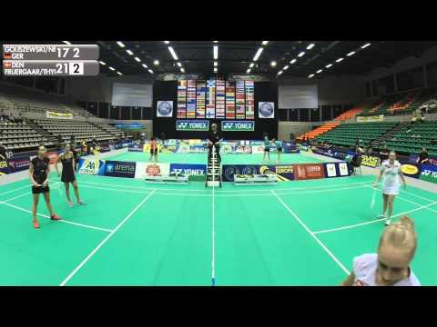 Goliszewski / Nelte vs Fruergaard / Thygesen (WD, 1/2 Finals) - 2015 Belgian International
