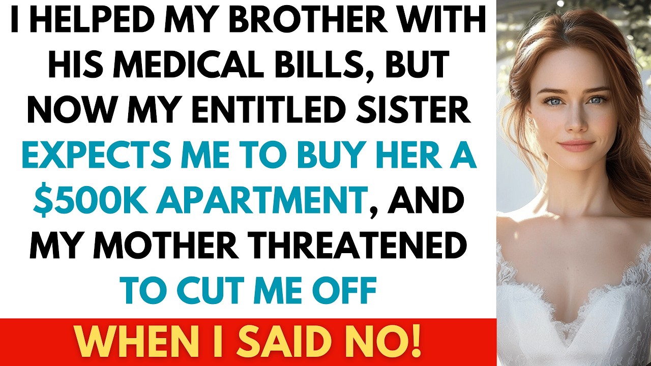 I Helped My Brother With His Medical Bills, But Now My Entitled Sister Expects Me To Fund Her...