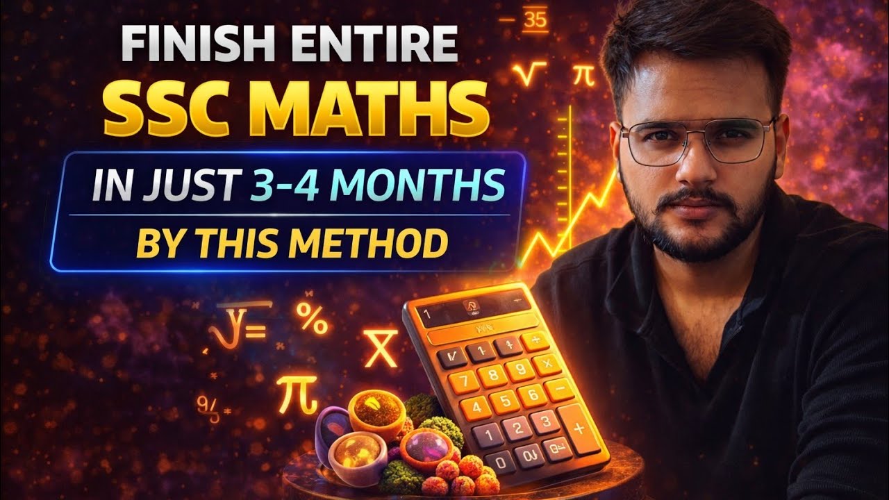Finish SSC CGL 2026 Maths in 3 Months | THE COMPLETE STRATEGY FOR CGL MATHS! 🔥