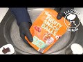 FRUITY SNACK BALLS Ice Cream Rolls ASMR Food Sound Binaural 4k Uhd No Talking Mukbang