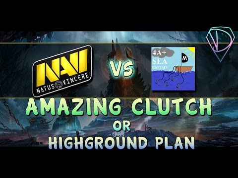 Amazing clutch! Na`Vi vs 4ASC (game 3) @TI5 Quals