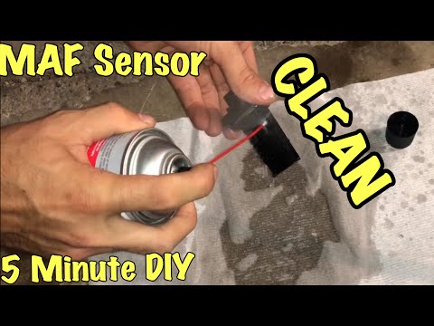 How to Clean Mass Air Flow Sensor (MAF) on BMW - For...