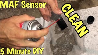 How to Clean Mass Air Flow Sensor (MAF) on BMW -  For Smooth Idle