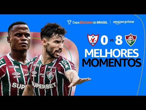 Gols e lances de Águia de Marabá x Fluminense