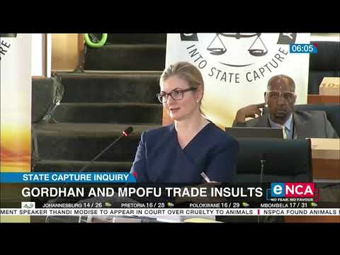 Gordhan, Mpofu trade insults