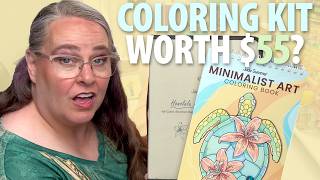 The OHUHU & JADE SUMMER Coloring Kit  [Alcohol Markers + Coloring Book]