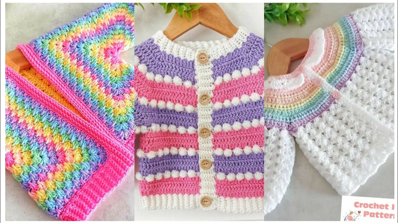 Modern most talented new designing of free crochet patterns cardigan 2024