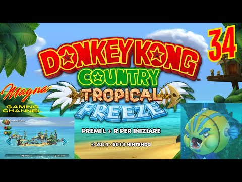 Donkey Kong Country Tropical Freeze - Baia Azzurra:   4-6   Correnti Concatenate