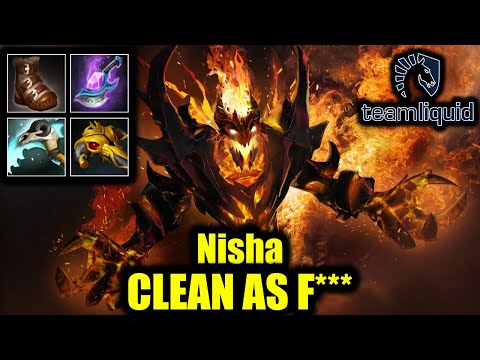🔥 CLEAN AS F*** - Nisha - Shadow Fiend - Dota 2 Pro Game Highlights