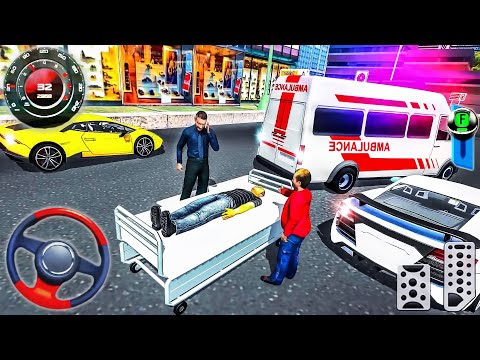 Real City Ambulance Driving Simulator - Helicopter Rescue Flight - Android GamePlay