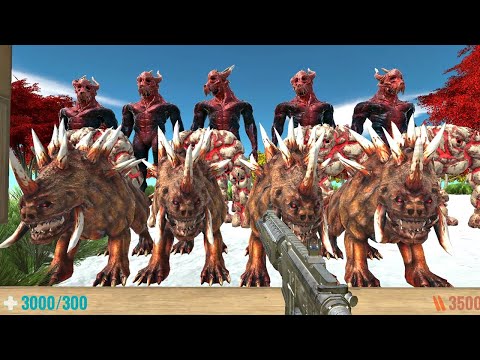 50 Infernals vs Me. Animal Revolt Battle Simulator ARBS