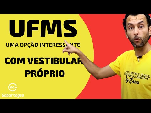 Vestibular UFMS 2021 | Vestibular fácil? Ótima opção!