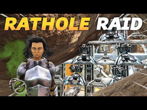 SOLO Raiding A Hidden Rathole Base For Crazy PROFIT ARK