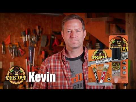 Part of a video titled Gorilla Glue 5min Epoxy Syringe 2-Part Resin Adhesive - YouTube