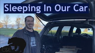 Making a Compact Foldable Bed Extension For Sleeping in our Honda Pilot Camper