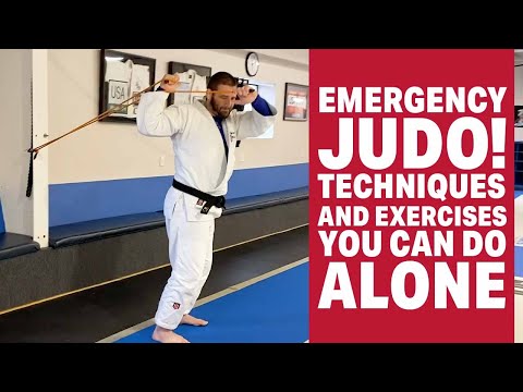 Exercises To Do At Home Alone! (Emergency Judo Techniques) - Travis Stevens Basic Judo Techniques