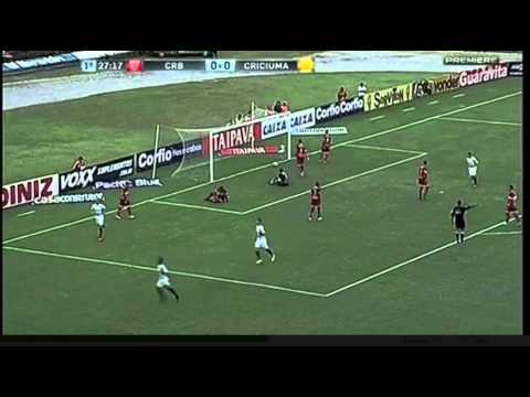 Gol de Audálio (contra) CRB 3 x 1 Criciuma 15/08/2015, Brasileiro Série B 2015