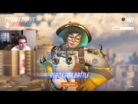 JAKE INSANE MEI + SOJOURN GAMEPLAY OVERWATCH SEASON 7 TOP 500