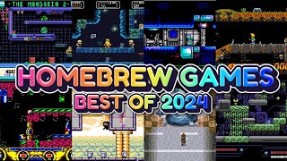 Homebrew Games - Best of 2024 - Amiga,Amstrad,Atari XL,Commodore 64,Megadrive,MSX,NES,ZX Spectrum