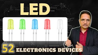 Light Emitting Diode - LED (Basics, Symbol, Working, Materials, Intensity of Light & Applications)