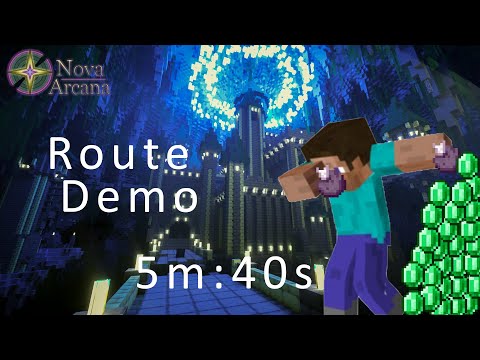 Untold Stories 07: Nova Arcana All Emeralds No Discs Speedrun Route Demo in 5:40 (wr but I cheated)