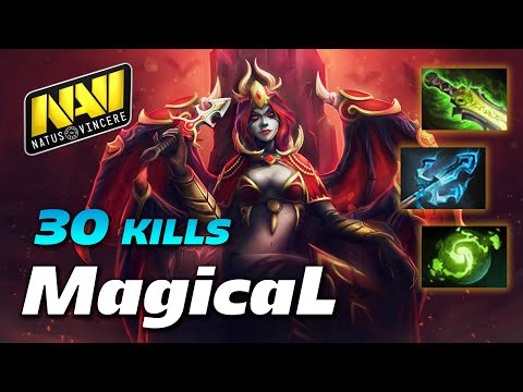 MagicaL QoP 30 KILLS - Natus Vincere SOLO MID - Dota 2 Pro Gameplay [Watch & Learn]