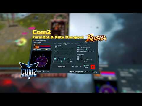 Com2 | Rosha2 & FarmBot - Auto Dungeon - LevelBot & AutoBoss - AntiBan++ #metin2 #metin2pvp