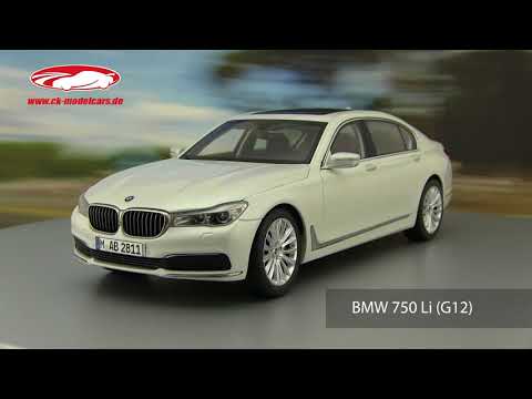 iScale 1:18 BMW 750 Li (G12) year 2015 mineral white 80432405587