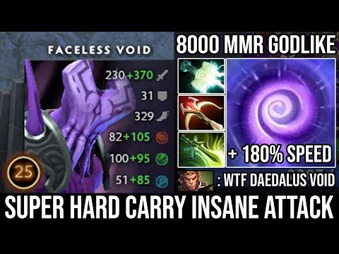 Holyshit Insane Attack Speed Void Super Carry | WTF Crit + Bash with Daedalus NEW Build DotA 2