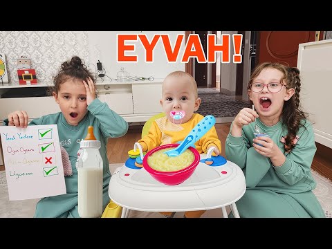 BAHAR AND BANU ALYA LOOKED AT ASEL MIRA FOR A DAY!!