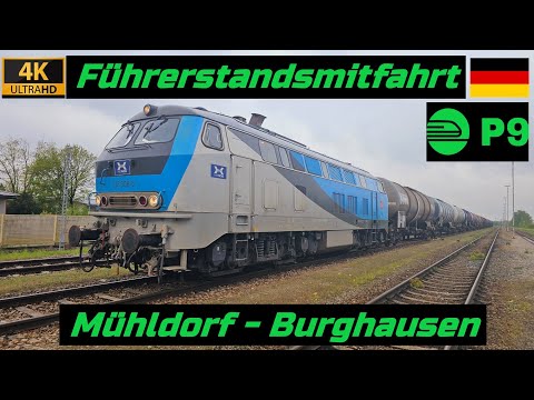 Führerstandsmitfahrt Mühldorf - Burghausen Wackerwerk mit 218 308