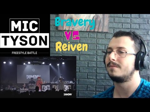 Reazione Mic Tyson - Freestyle Battle || Reiven VS Bravery (quarti di finale, turno 2) REACTION