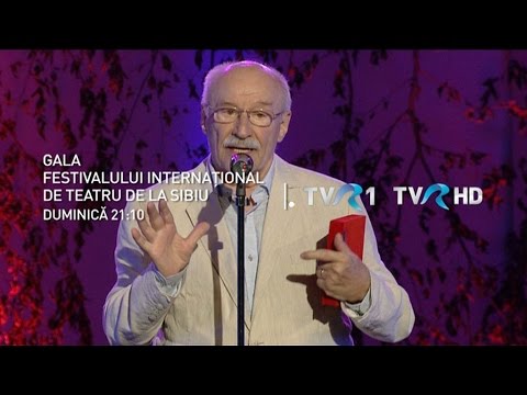 Gala Festivalului Internaţional de Teatru de la Sibiu 2016, la TVR1 şi TVR HD