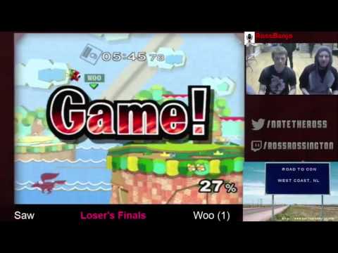 RTC 2 Melee - Loser's Finals -  Woo vs. Saw