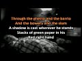 Nick Cave & The Bad Seeds - Red Right Hand - Peaky Blinders - Karaoke Instrumental Lyrics - ObsKure